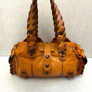 Authentic CHLOÉ SILVERADO Honey Coloured Soft Supple Leather Made in Italy